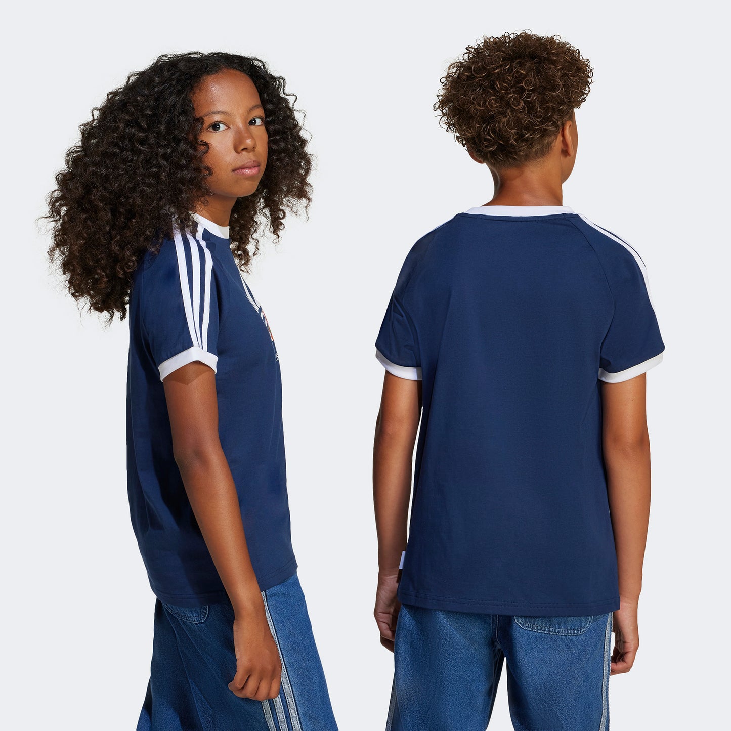 Adidas Originals Loose Çocuk Mavi T-shirt