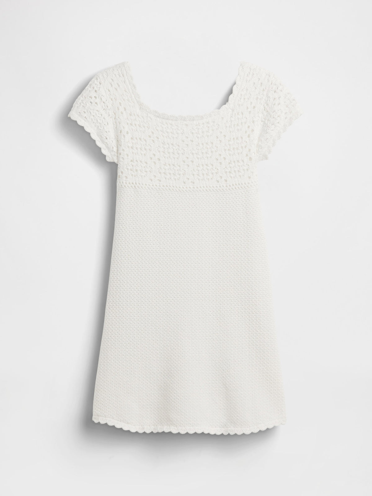 Açık Mavi Crochet Triko Elbise