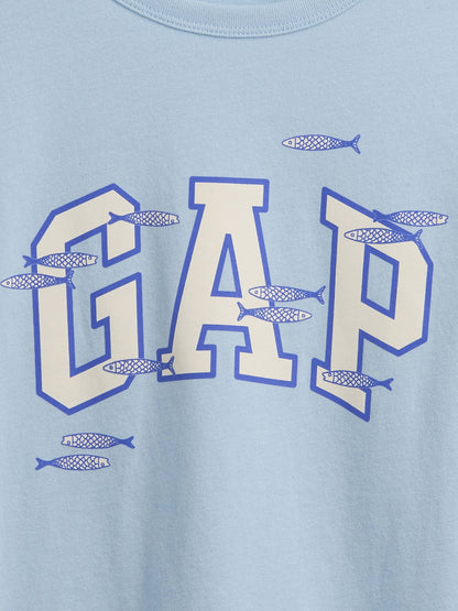 Açık Mavi Gap Logo T-shirt