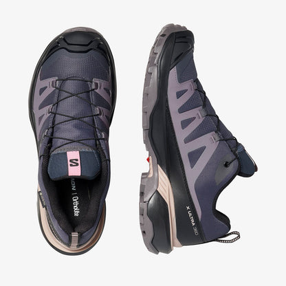 Salomon X Ultra 360 Gore Tex Kadın Mor Spor Ayakkabı