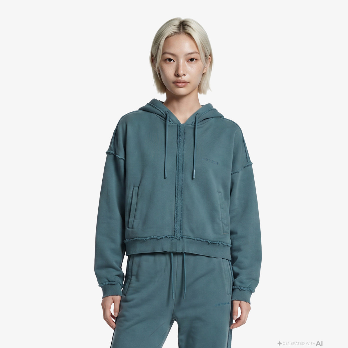 Unıted4 Regular Fit Kadın Yeşil Sweatshirt