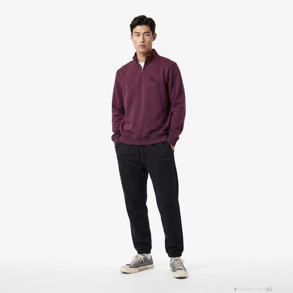 Unıted4 Regular Fit Erkek Bordo Sweatshirt