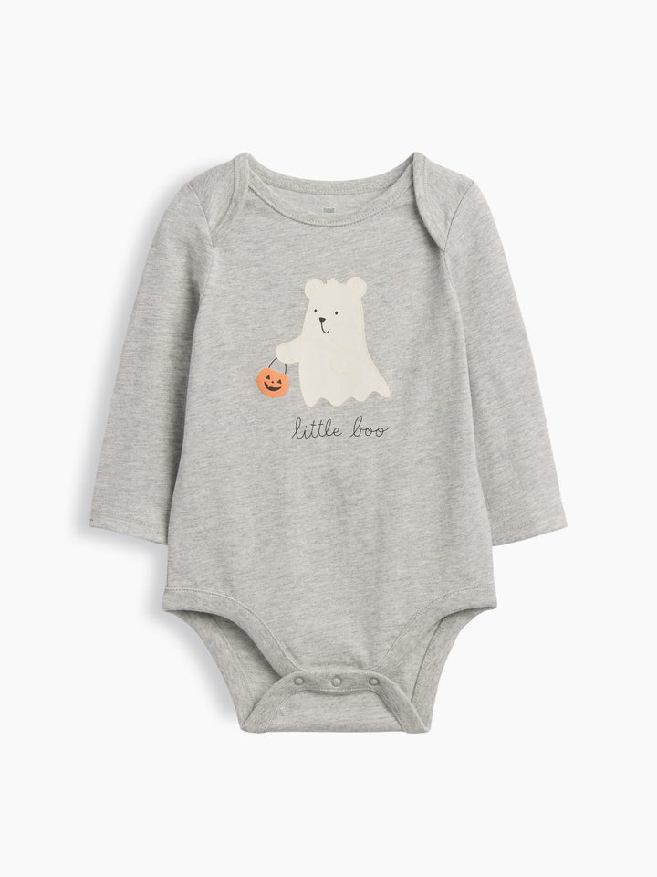Krem First Favorites Organik Pamuk Halloween Bodysuit