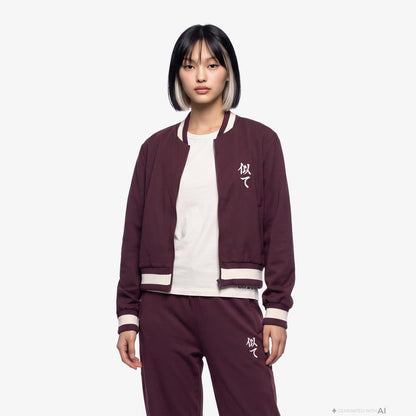 United4 Regular Kadın Bordo Mont