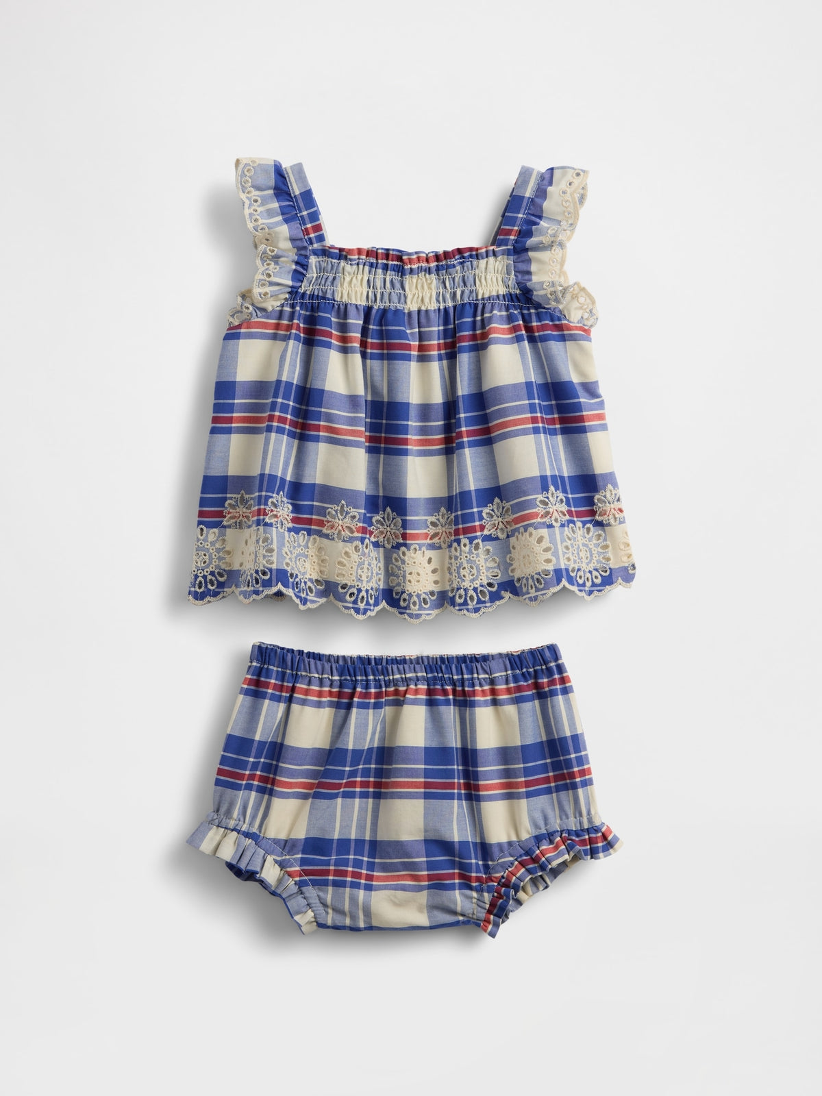 Çok Renkli Baby Poplin Gözleme Kenar Outfit Set