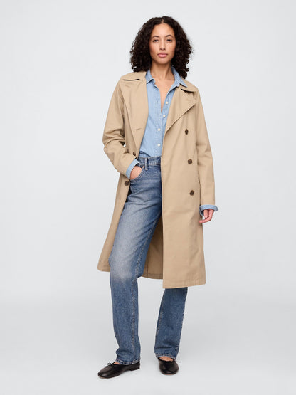Krem Modern Trench Coat