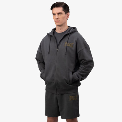 Everlast Authentic Boxing 2.0 Gri Fermuarlı Erkek Sweatshirt