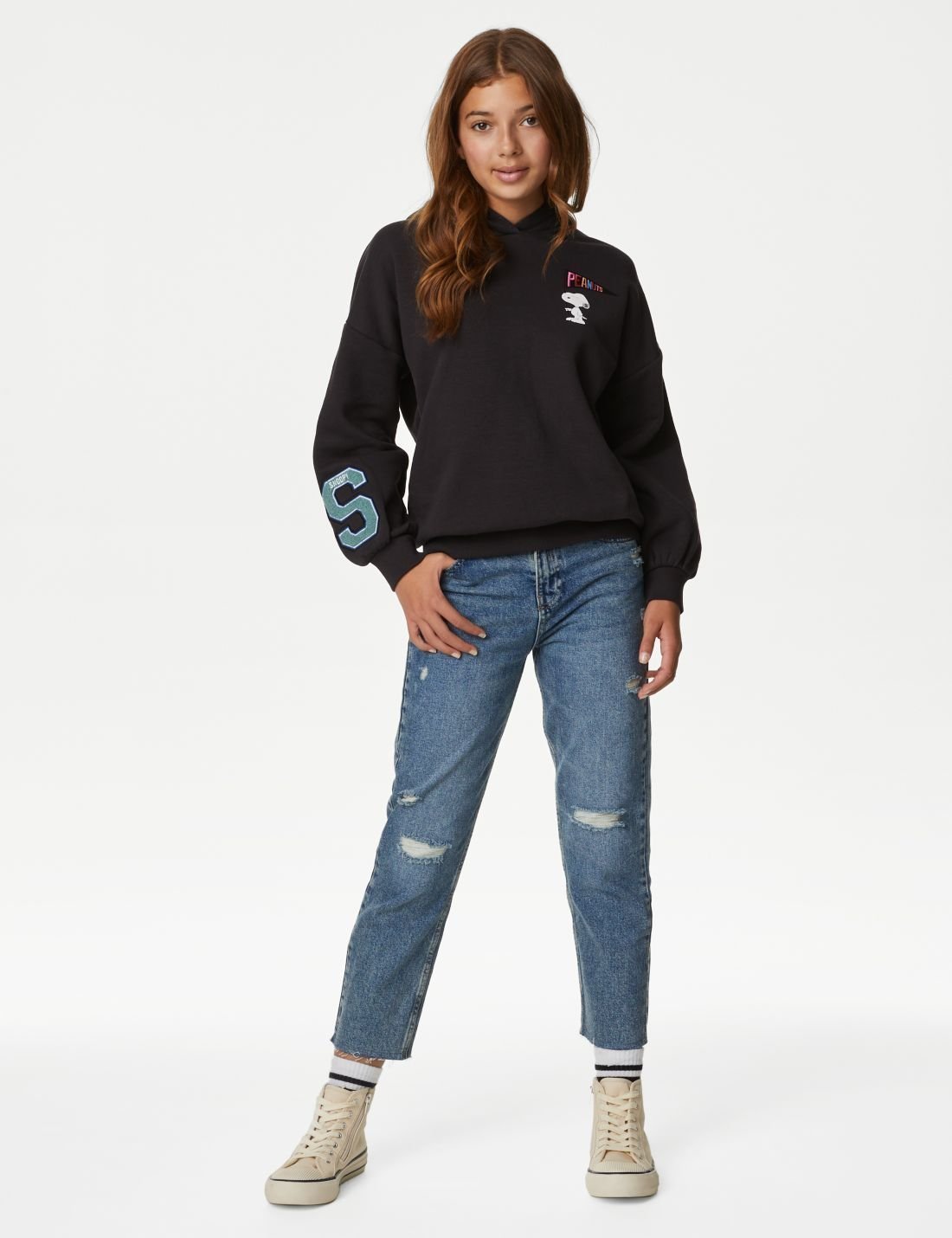 Snoopy™ Kapüşonlu Sweatshirt (6-16 Yaş)