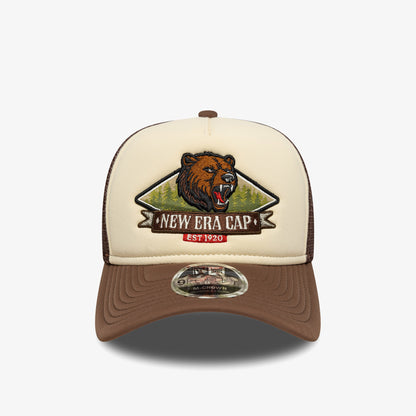 New Era Trucker Unisex Bej Şapka