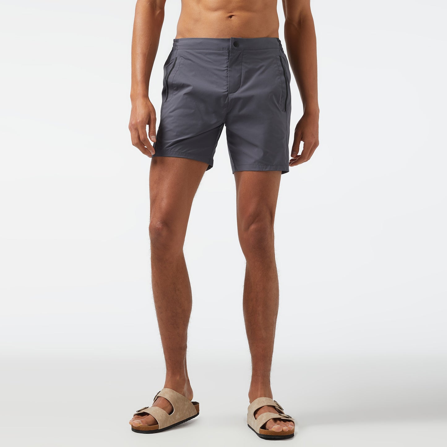 Nautica Classic Fit Erkek Gri Şort