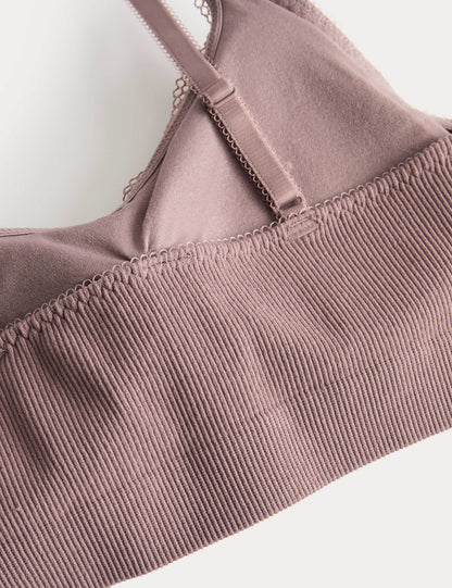 Ribanalı Dikişsiz Crop Top