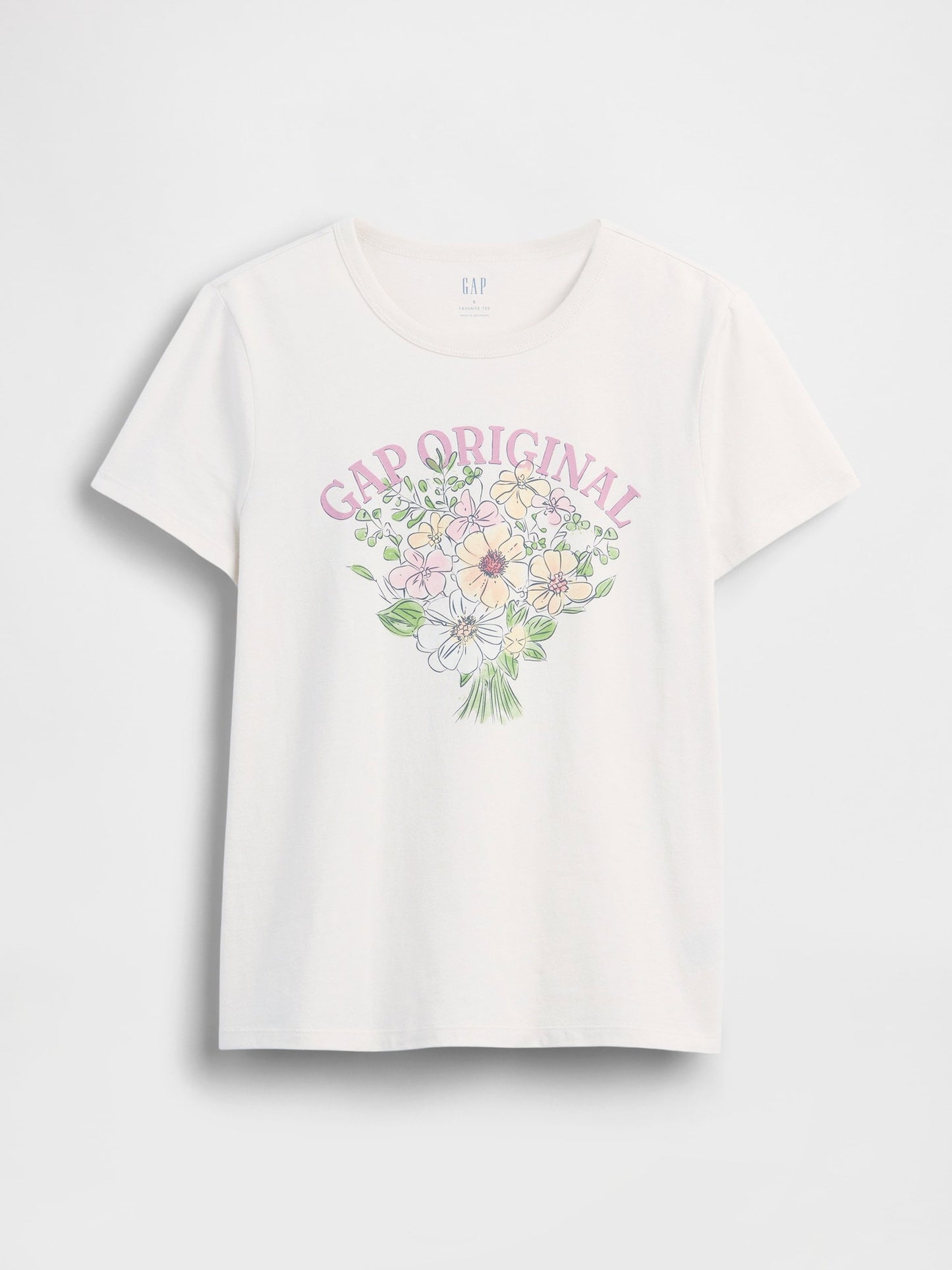 Kırık Beyaz Favorite Grafik Baskılı T-shirt