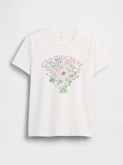 Kırık Beyaz Favorite Grafik Baskılı T-shirt