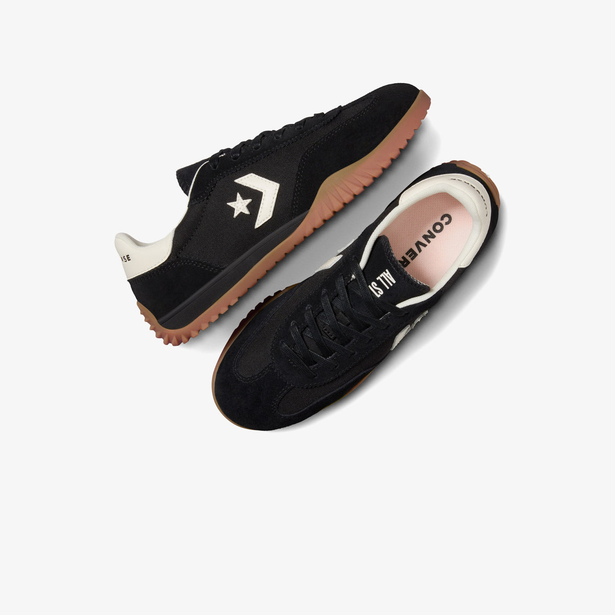 Converse Run Star Trainer Unisex Siyah Süet Sneaker