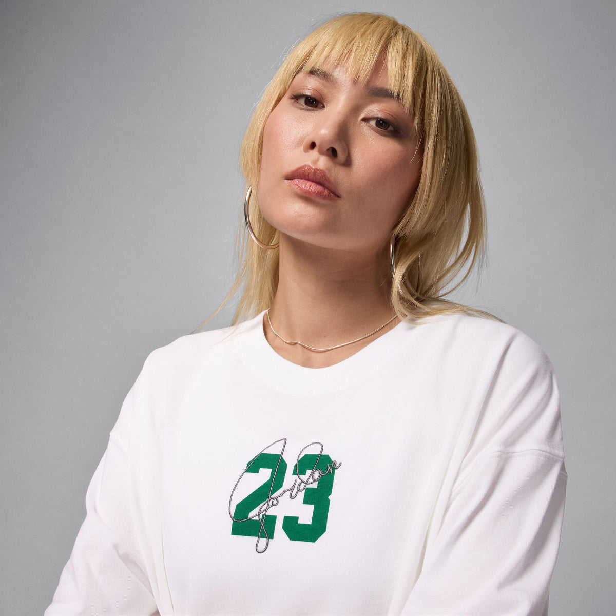 Jordan Essentials Grafikli Kadın Beyaz T-shirt
