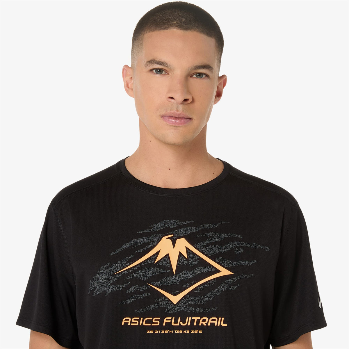 Asics Fujitrail Logo Ss Top Erkek Siyah T-shirt