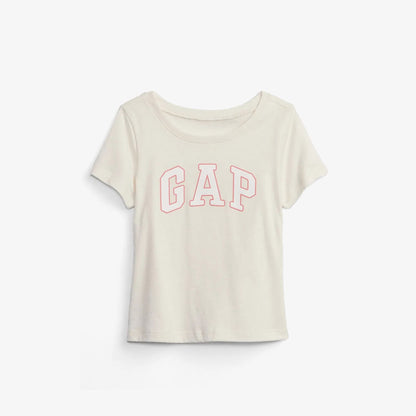 Gap Logo Çocuk Krem T-shirt
