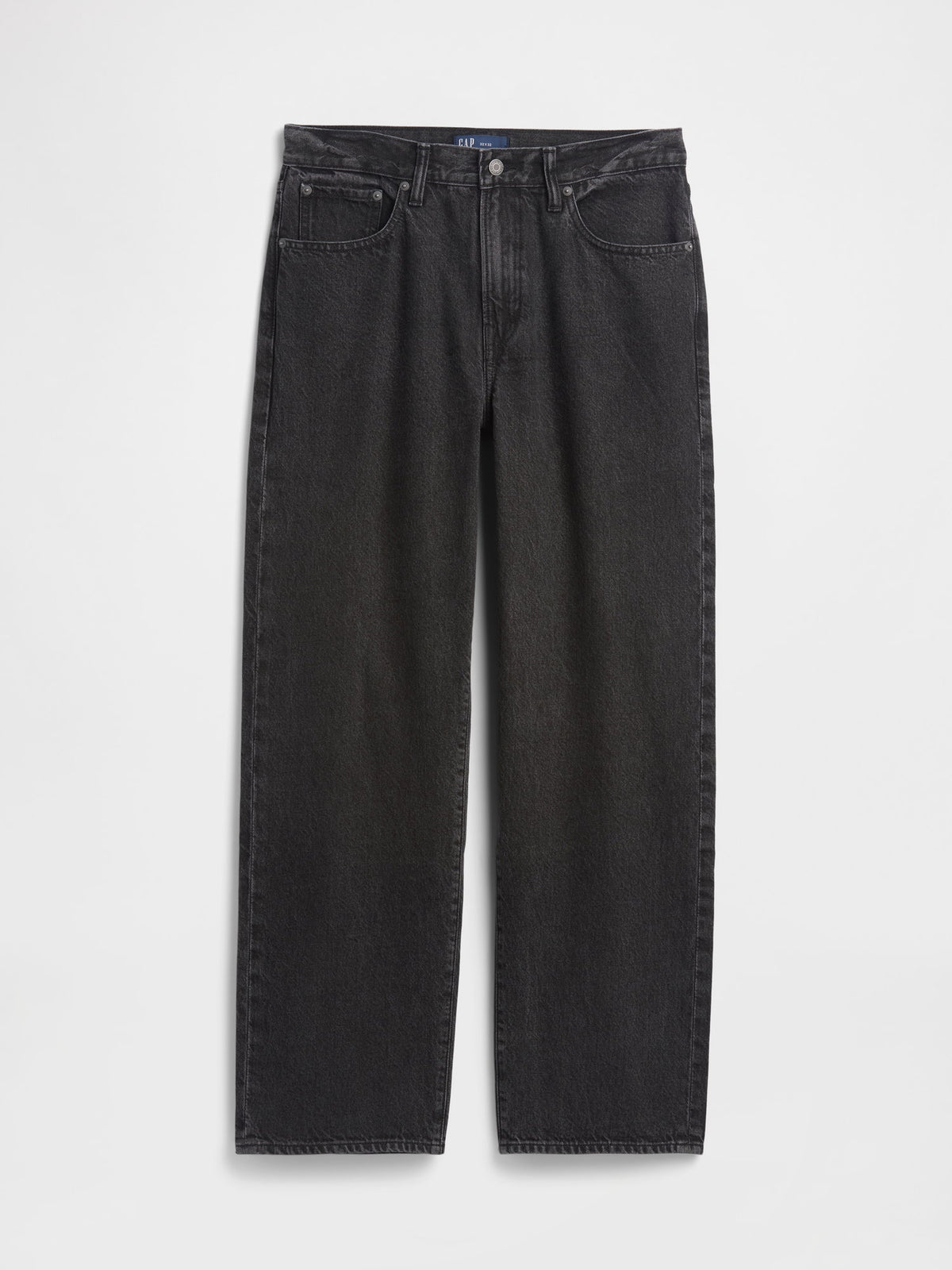 Siyah Relaxed Jean Pantolon