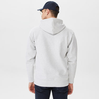 Market Chess Club Applique Fleece Erkek Beyaz Hoodie
