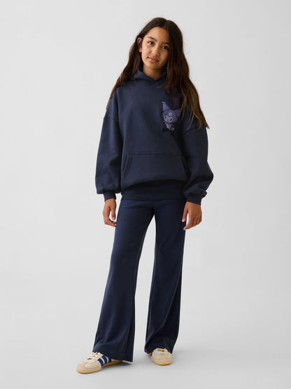 Lacivert Vintagesoft Oversized Kuromi Baskılı Sweatshirt