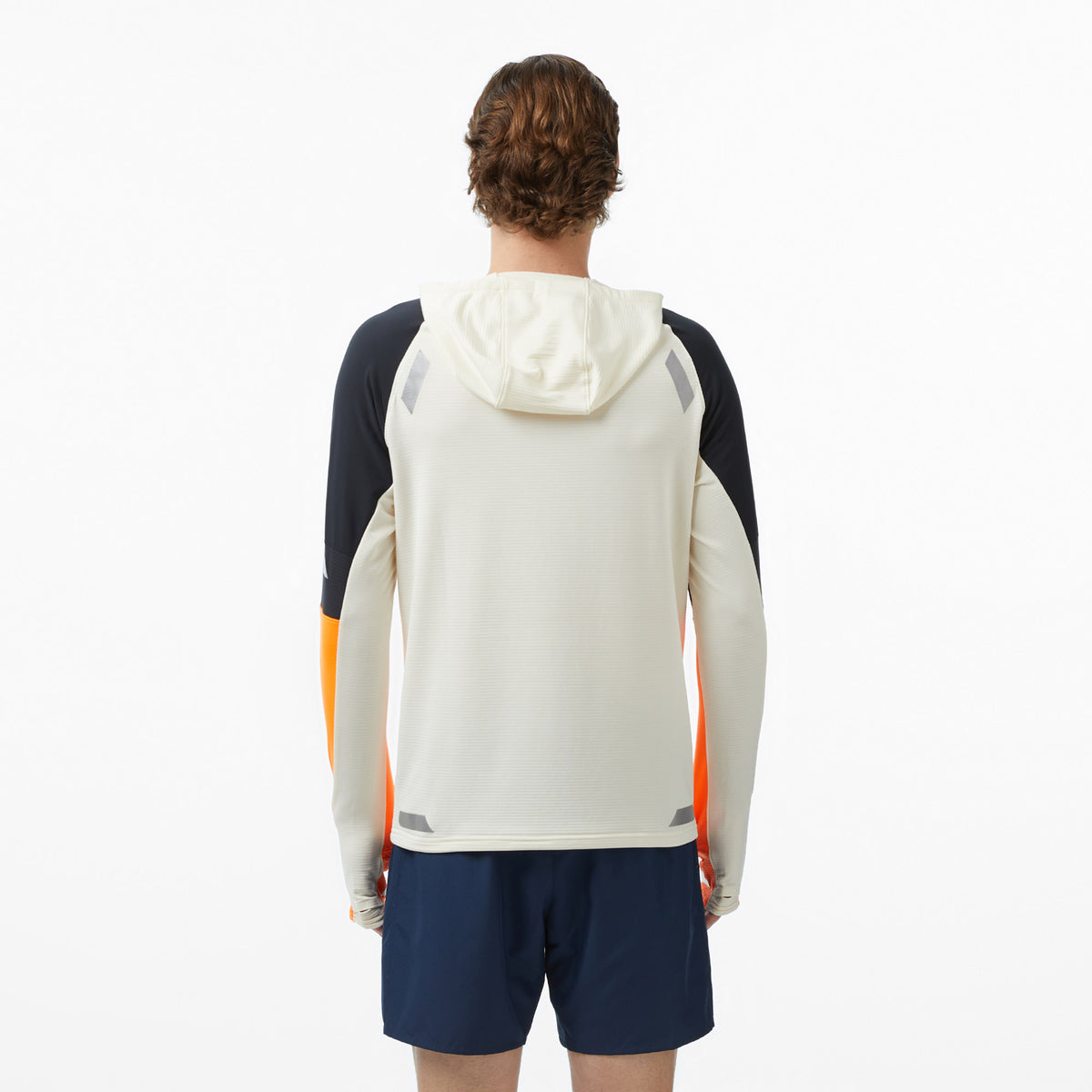 Brooks Run Visible Thermal 2.0 Erkek Beyaz Hoodie