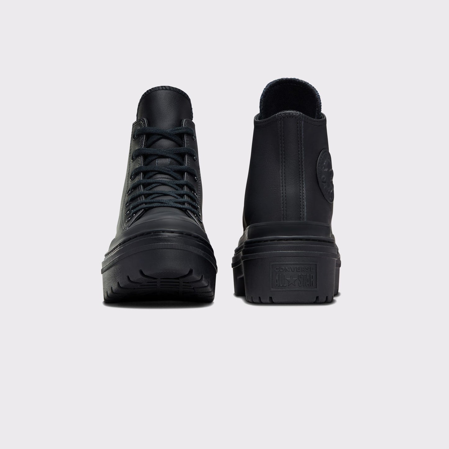 Converse Chuck Taylor All Star Lugged Heel Kadın Siyah Deri Platform Sneaker