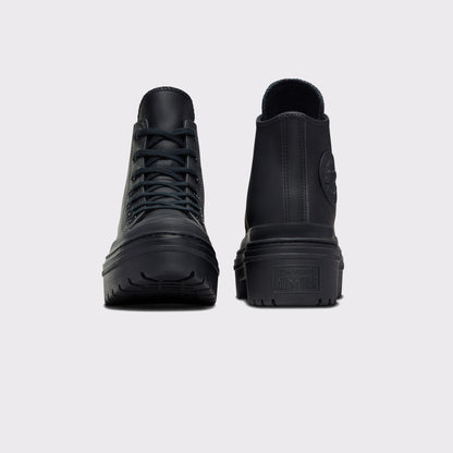 Converse Chuck Taylor All Star Lugged Heel Kadın Siyah Deri Platform Sneaker