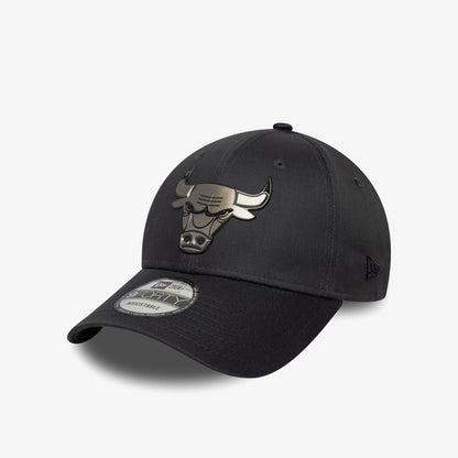 New Era Metallic 9forty Chicago Bulls Unisex Gri Şapka