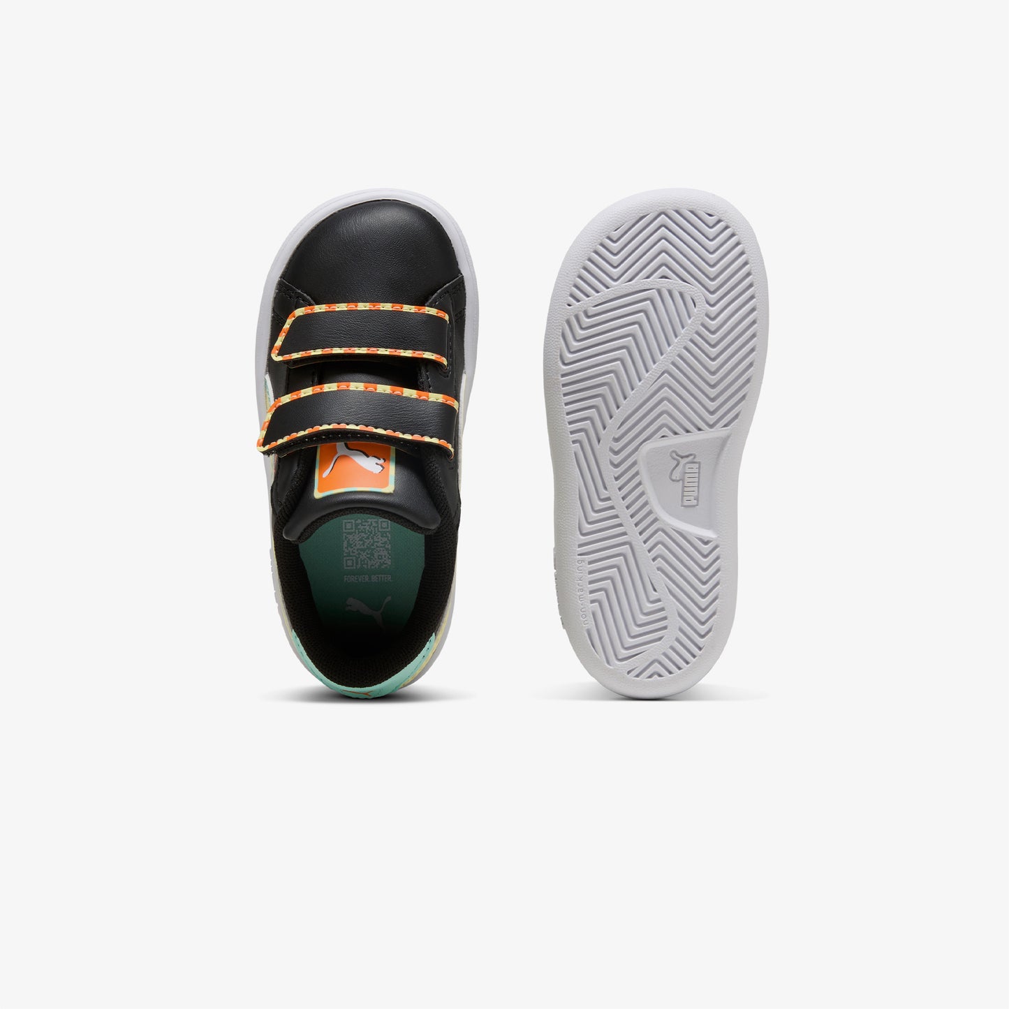 Puma Smash 3.0 Playdate Bebek Siyah Spor Ayakkabı