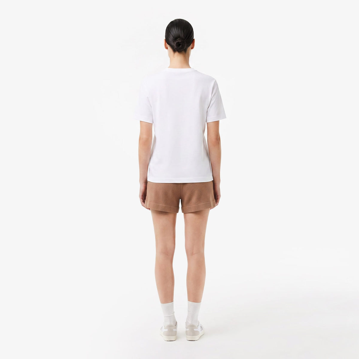 Lacoste Relaxed Fit Kadın Kahverengi Şort