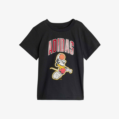 Adidas Disney Mickey Mouse Set Çocuk Siyah Şort Takım