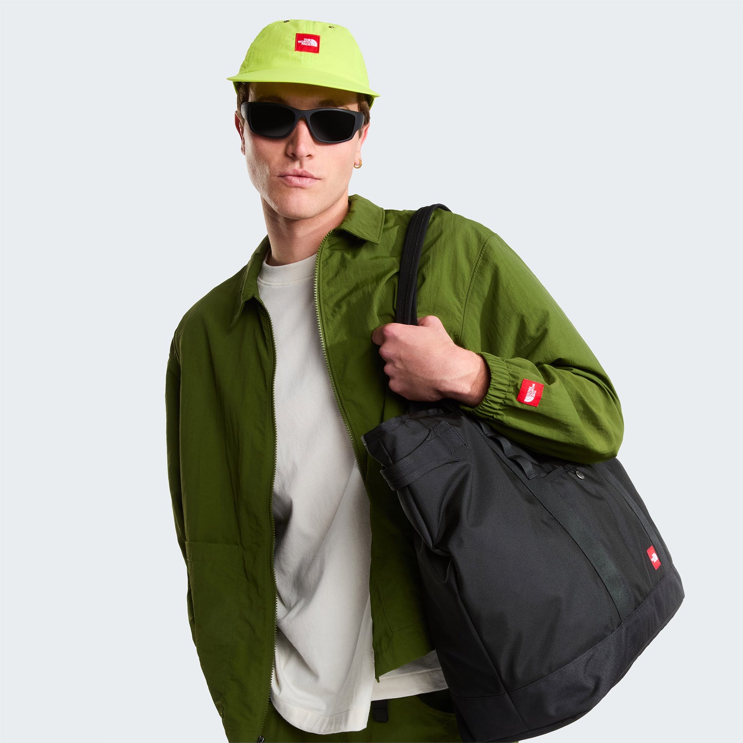 The North Face Red Box Nylon L/s Erkek Yeşil Gömlek