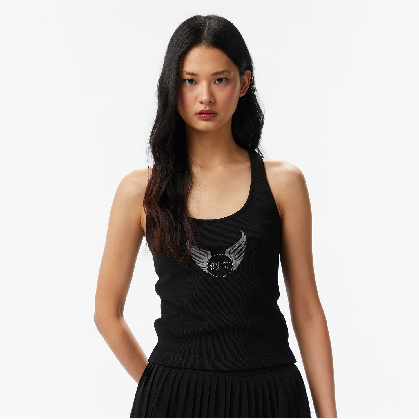 United4 Slim Fit Kadın Siyah Atlet