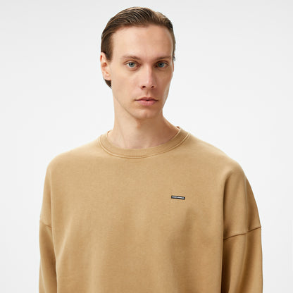 Under Armour Icon Hwt Fleece Wash Os Crew Erkek Kahverengi Sweatshirt