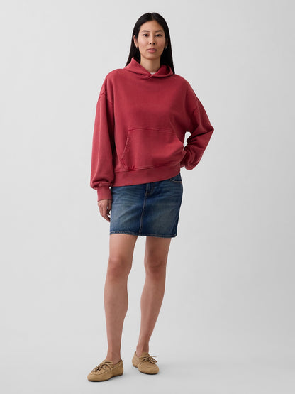 Kırmızı Heavyweight Oversized Sweatshirt