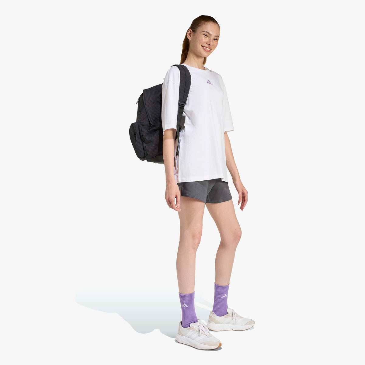 Adidas Soft Sport Kadın Beyaz T-shirt
