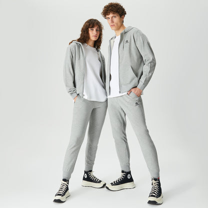 Converse Go-to Embroidered Star Chevron Standard Fit Full-zip Unisex Gri Kapüşonlu Eşofman Üstü