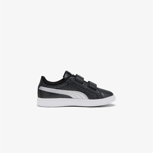 Puma Smash 3.0 Glitz Glam Çocuk Siyah Simli Spor Ayakkabı