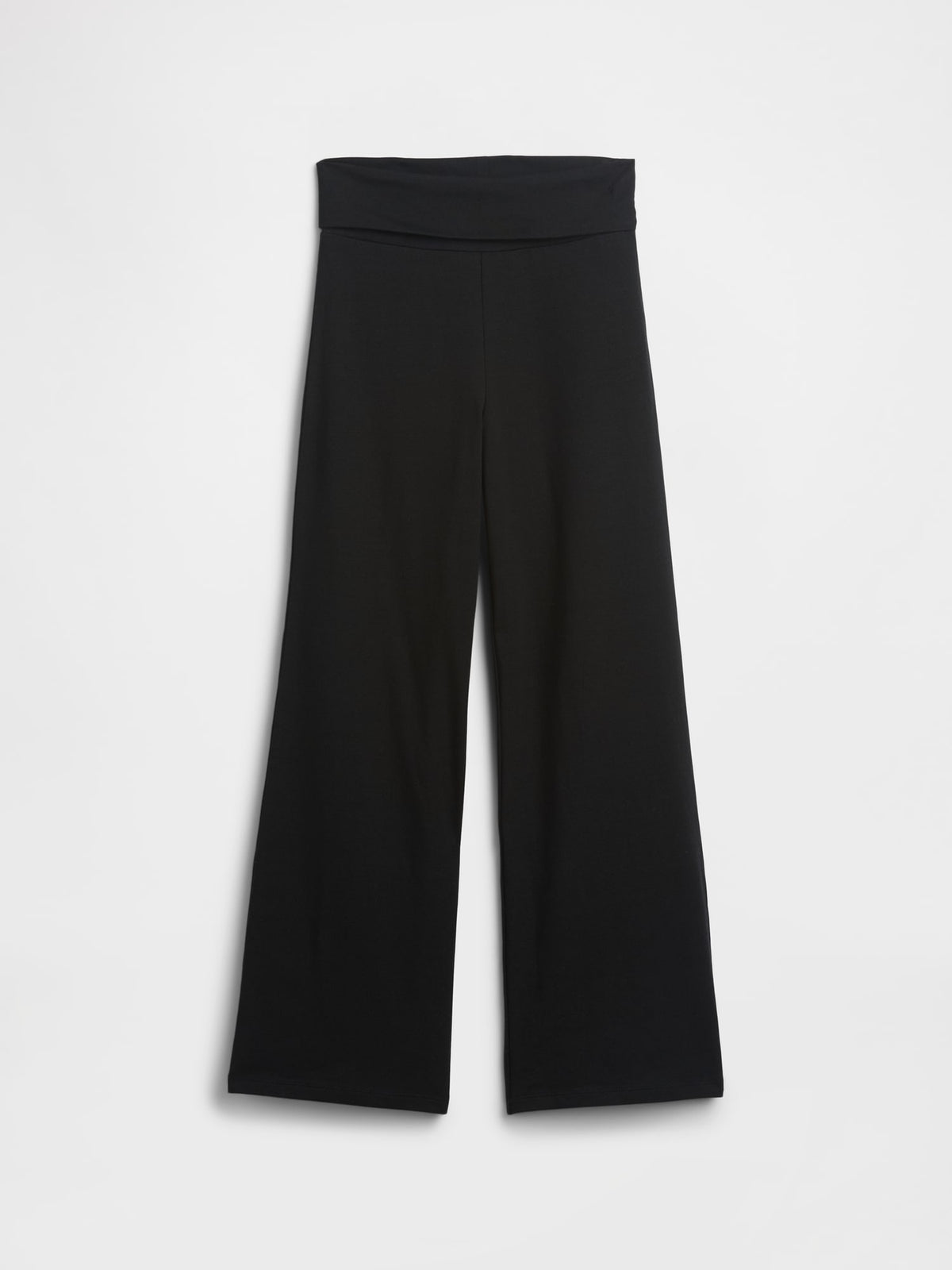 Siyah Kids Stretch Jersey Katlanabilir Tayt