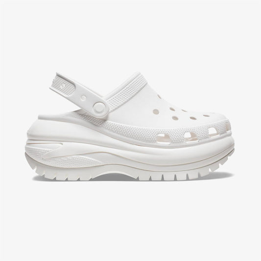 Crocs Classic Mega Crush Kadın Beyaz Terlik