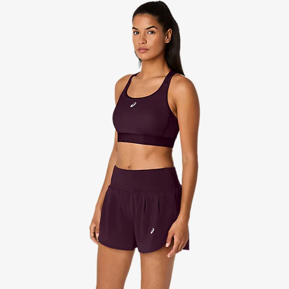 Asics Road Compression Kadın Mor Bra