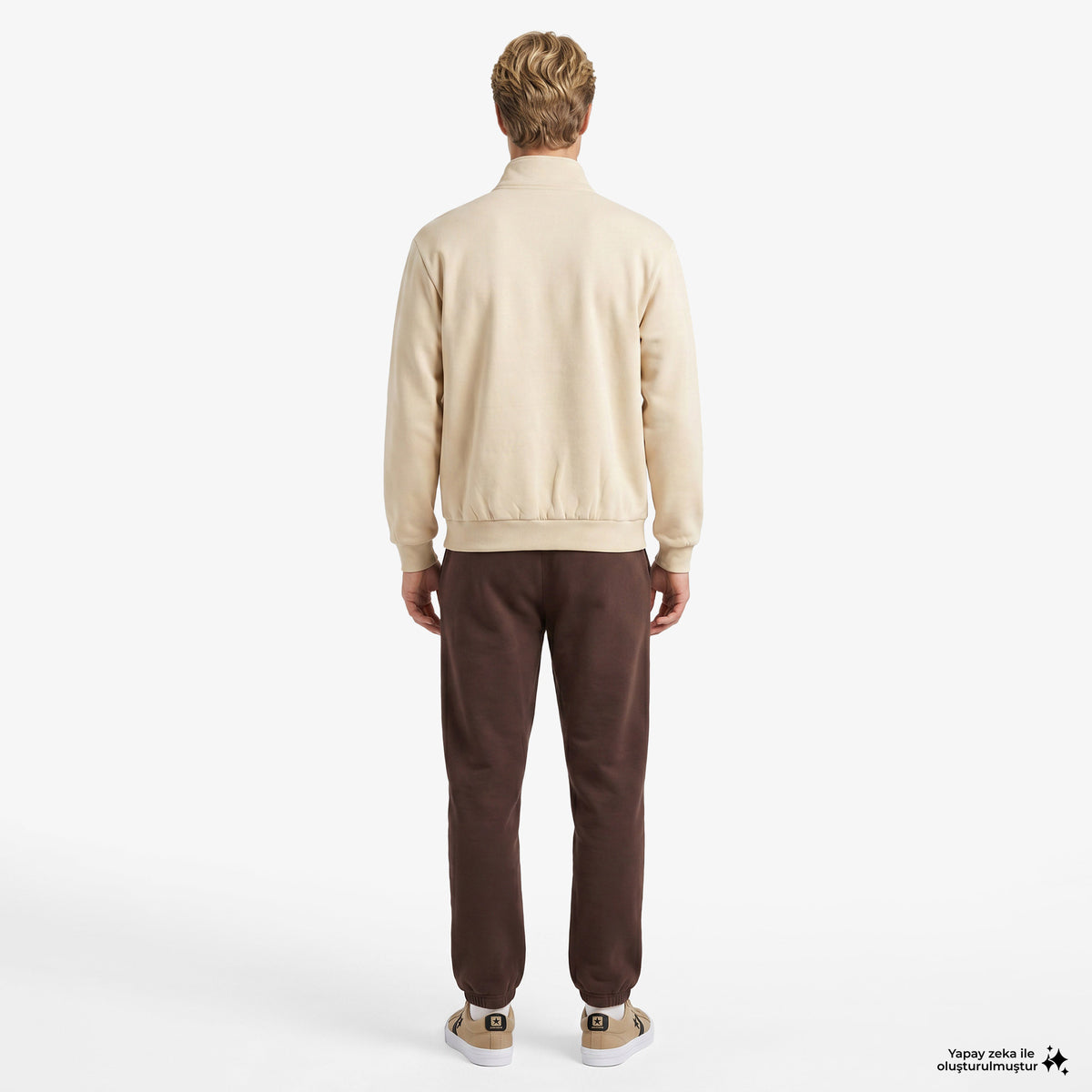 Karl Kani Signature Oversized Troyer Erkek Bej Ceket