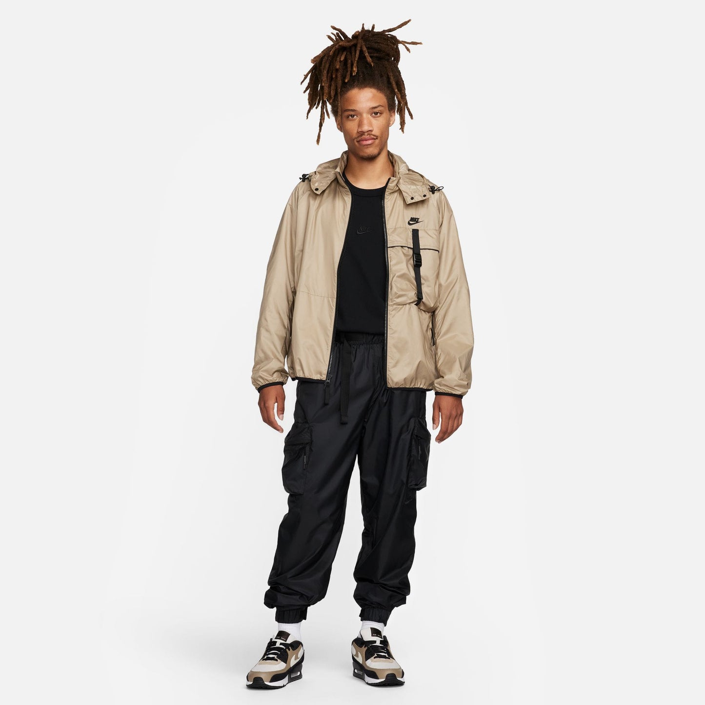 Nike Sportswear Tech N24 Astarlı Erkek Bej Ceket