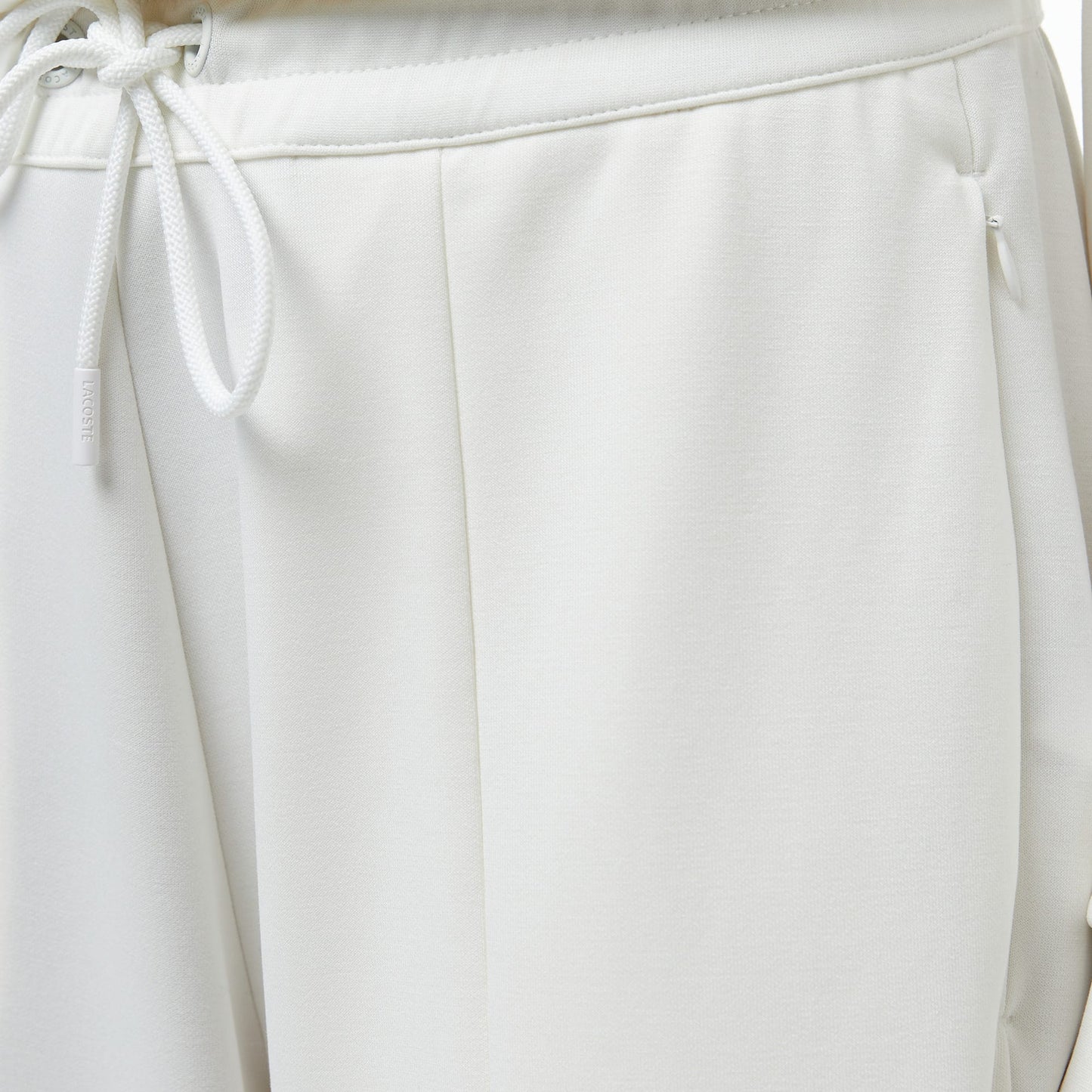 Lacoste Kadın Loose Fit Beyaz Eşofman Altı