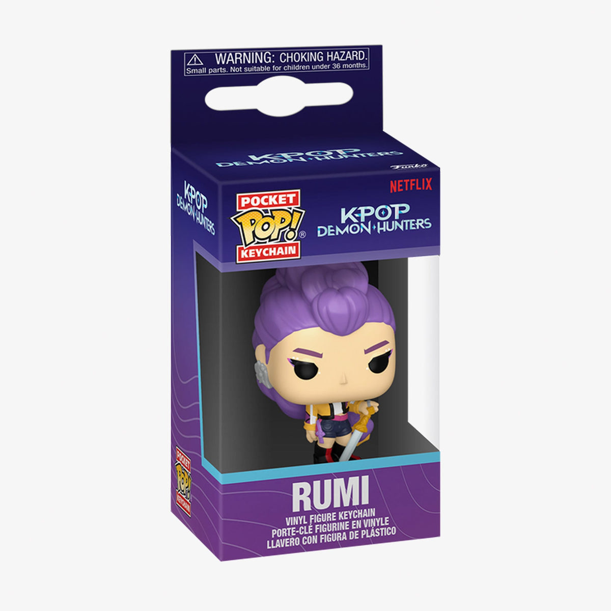 Funko Pocket Pop! Animation: Kpop Demon Hunters - Rumi Unisex Renkli Figür
