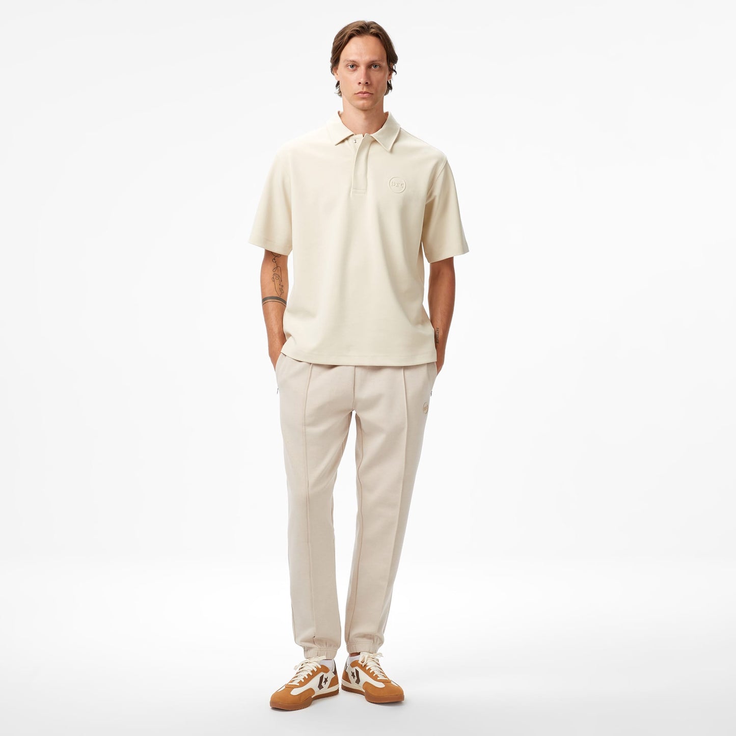 United4 Classic Erkek Bej Polo