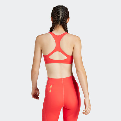 Adidas Adizero Ms Kadın Kırmızı Antrenman Bra