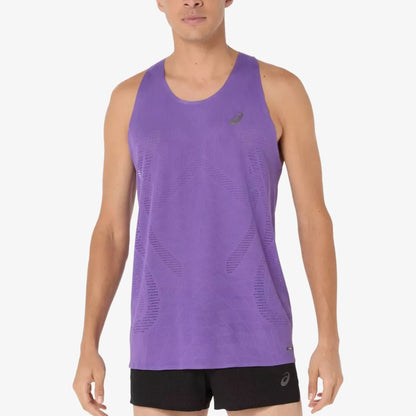 Asics Metarun Singlet Erkek Mor Atlet