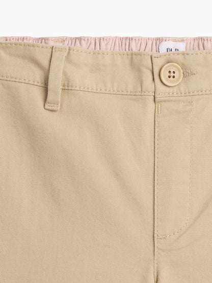 Bej Uniform Flare Chino Pantolon