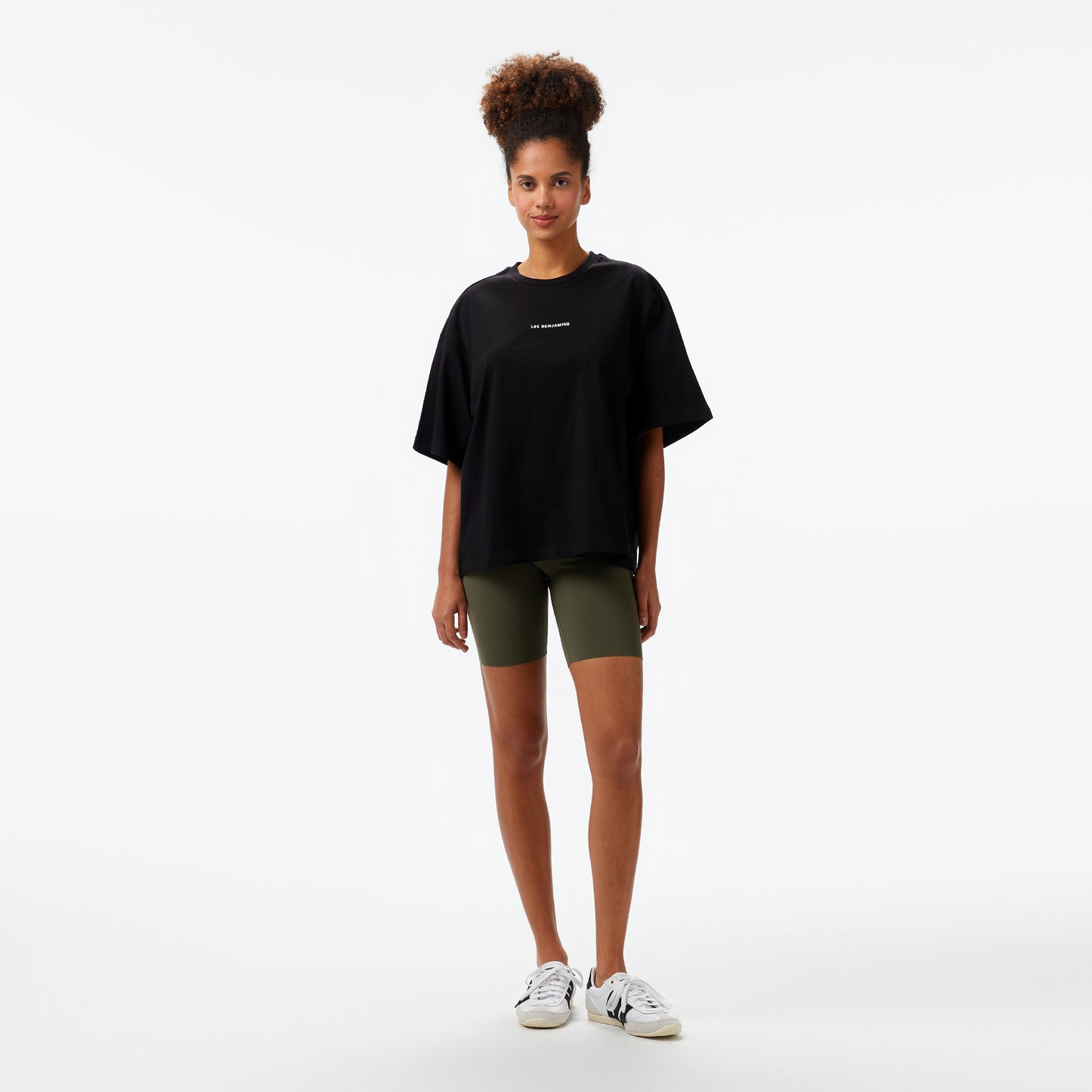 Les Benjamins Essentials Kadın Siyah T-shirt